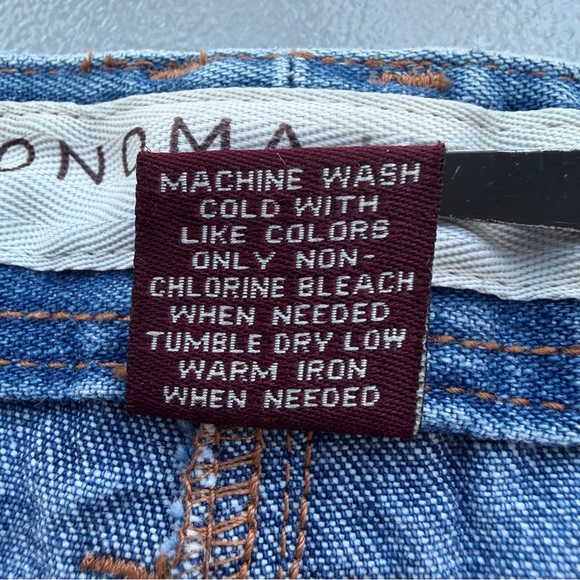 Sonoma Jeans Life+Style High-Rise Denim Carpenter Shorts ~ Women’s 10 - Picture 5 of 5